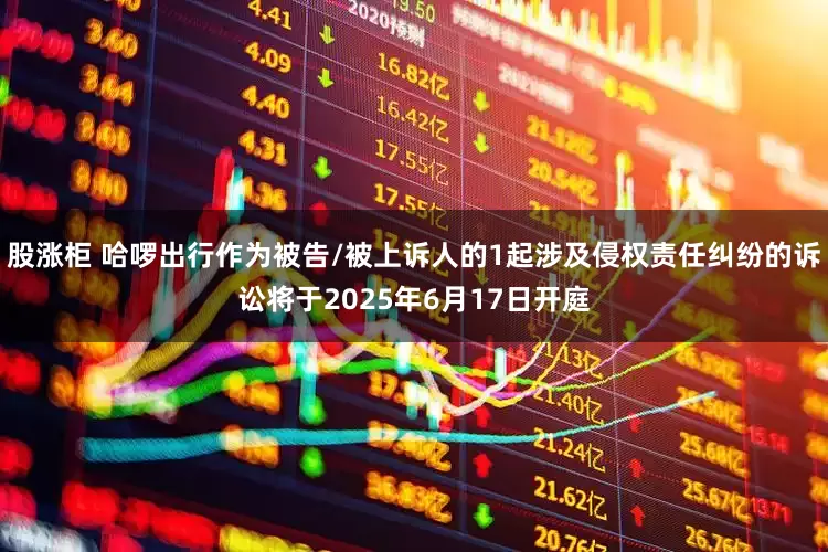股涨柜 哈啰出行作为被告/被上诉人的1起涉及侵权责任纠纷的诉讼将于2025年6月17日开庭